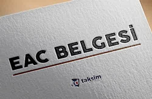 EAC Belgesi