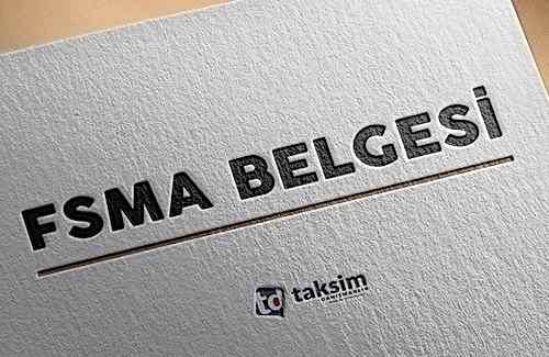 FSMA Belgesi