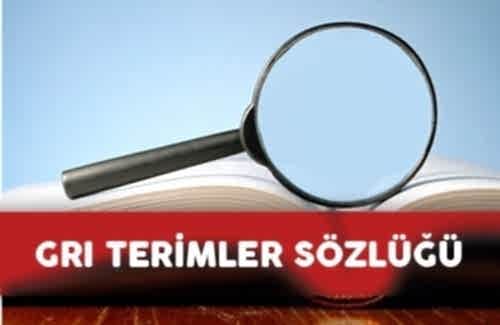 GRI Standartları Terimler Sözlüğü